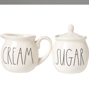 Cream and sugar Rae Dunn